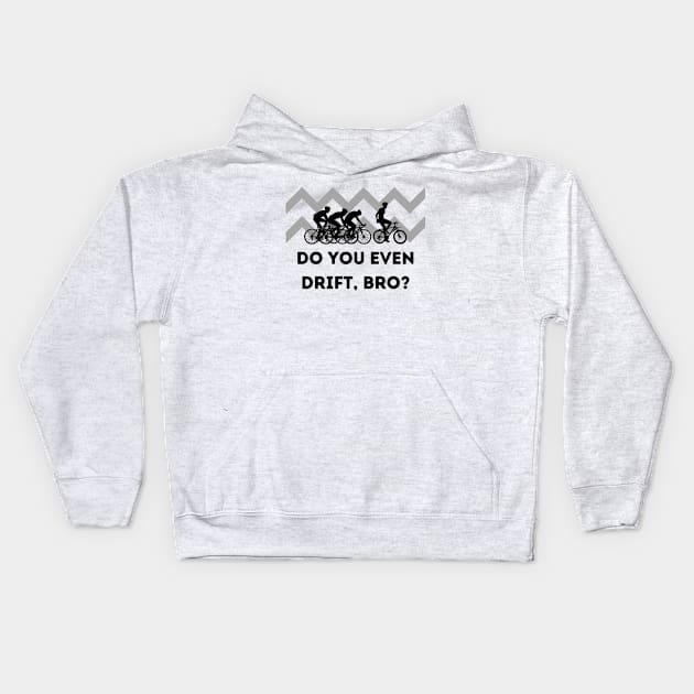 Drift off Kids Hoodie by Northshore Cycling Tees